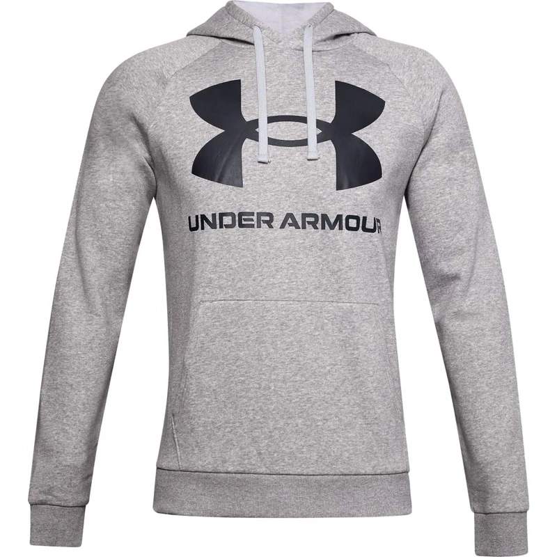 Under Armour Men Rival Fleece Big Logo HD, Sporty running hoodie with loose fit, comfortable and warm hooded jumper for men - Image 1