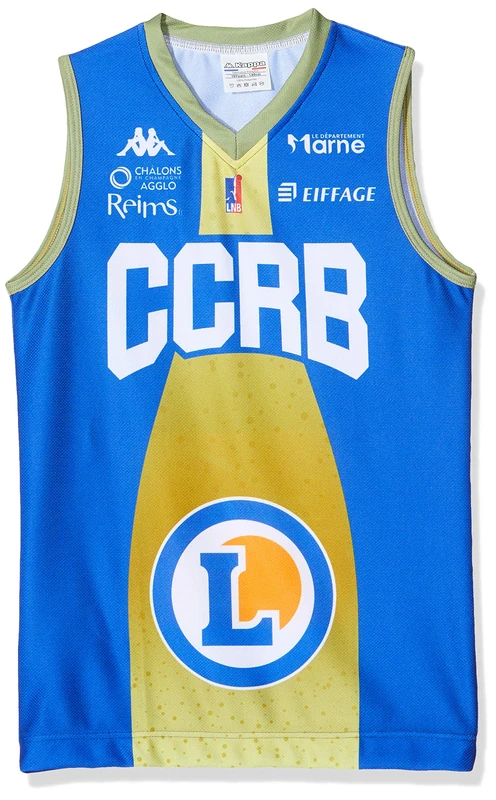 CCRB Reims Shawls Reims Official 2019-2020 Children's Outdoor Basketball Jersey, Children's, MAILLOT_EXT_CCRB, blue, FR : XXS (Taille Fabricant : 8 ans)