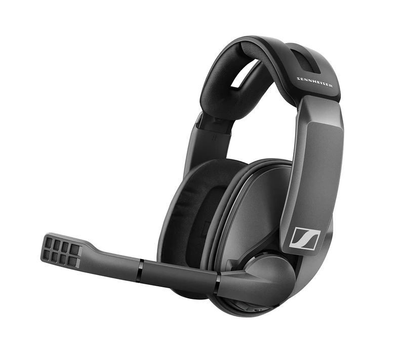 EPOS I Sennheiser GSP 370 Wireless Gaming Headset, 100 Hour Battery Life, Lag-Free, Noise-Cancelling Mic, Flip-to-Mute, Comfortable Ear Pads, Digital 7.1 Surround Sound, Works on PC, Mac, PS5 and PS4