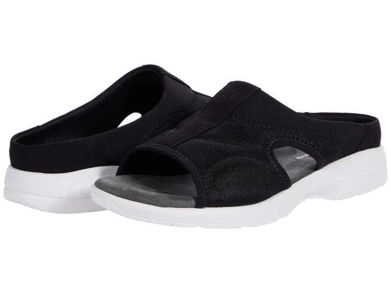 Easy Spirit Women's Tine2 Slide Sandal, Black, 8 UK
