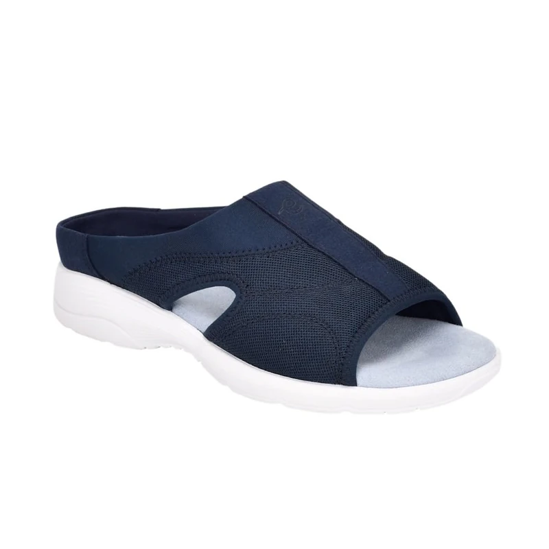 Easy Spirit Women's Tine2 Slide Sandal, Navy, 8 UK