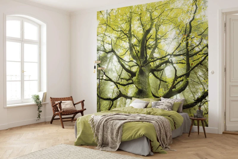 Komar SHX6-020 Non-Woven Photo Wallpaper XXL Decoration Nature Landscape Bedroom Living Room Office Hallway Size 300 x 280 cm (Width x Height) Colourful
