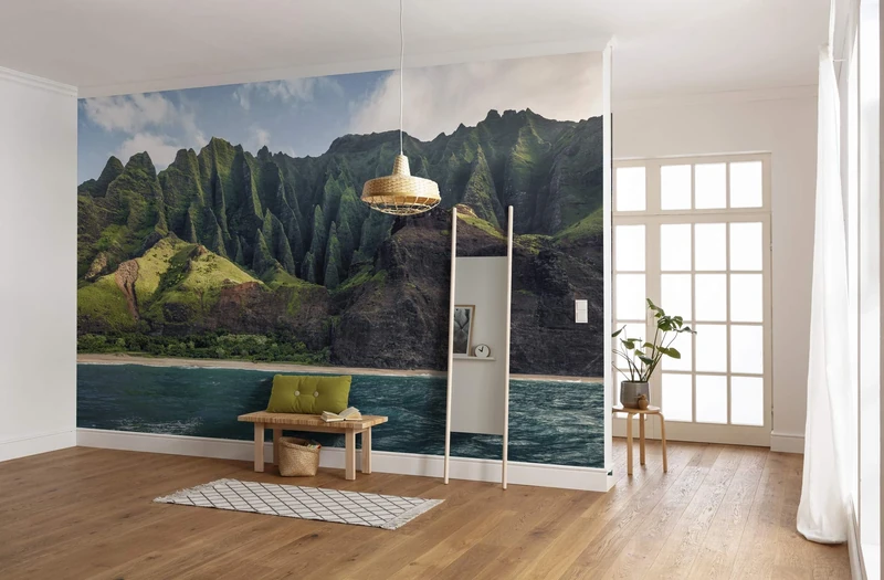 Komar SHX8-123 Non-Woven Photo Wallpaper XXL Decoration Nature Landscape Bedroom Living Room Office Hallway Size 400 x 280 cm (Width x Height) Multi-Coloured