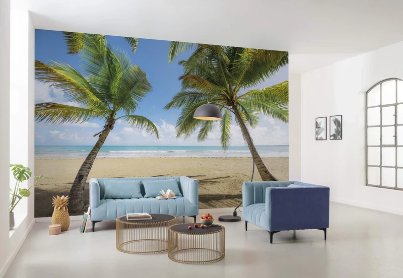 Komar Caribbean Days II SHX9-014 Non-Woven Photo Wallpaper XXL Decoration Nature Landscape Bedroom Living Room Office Hallway 450 x 280 cm (Width x Height) Multi-Coloured