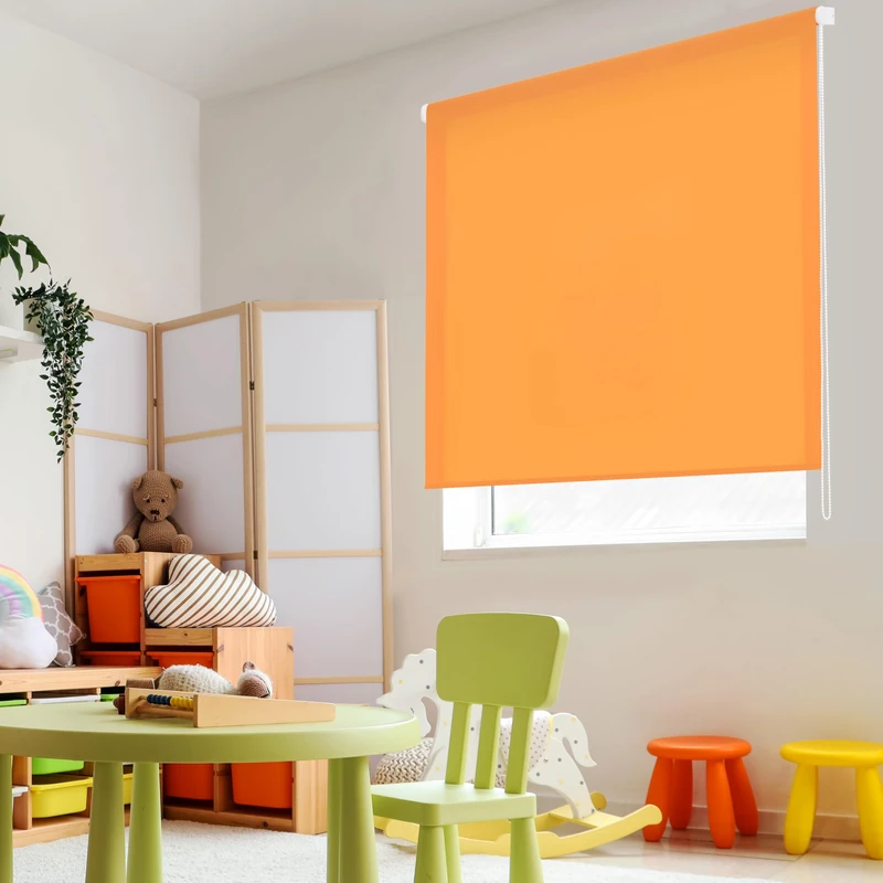 Blindecor Plain Translucent Roller Blind 145X250 brown