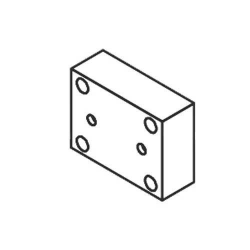 Mahr 5114643 Millimar SS14 Intermediate Plate, 14mm Height, 87mm Length - Image 1