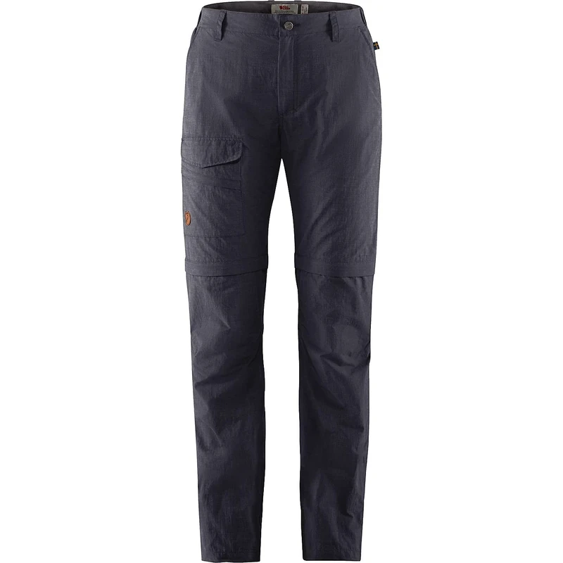 Fjällräven F84759-555 Travellers MT Zip-Off Trousers, Women, Dark Navy, 48