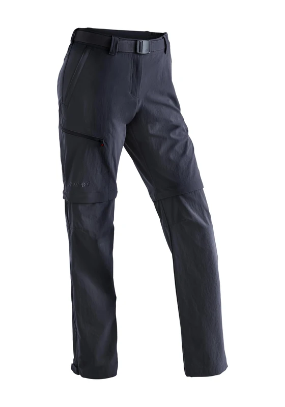 MAIER Sports NATA T-Zip-Off Functional Trousers 90% PA 10% EL in 23 Sizes, Outdoor Trousers, Hiking Trousers, Bermuda Shorts with Belt, Bi-Elastic, Quick-Drying and Water-Repellent - Image 1