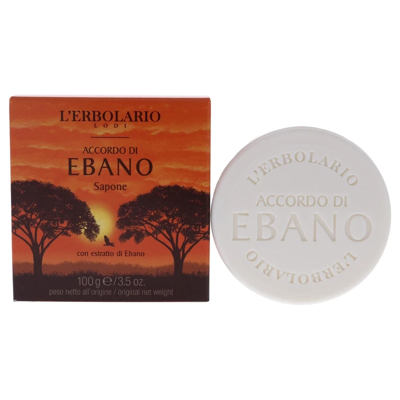 L'Erbolario Agreement of Ebony Scented Soap - 100g