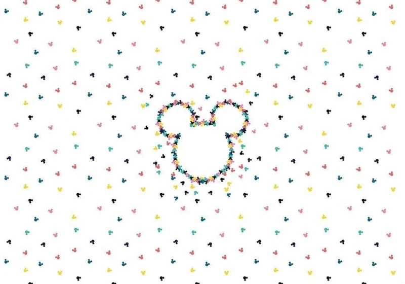 Komar Disney Fleece Photo Wallpaper, Fleece, Colourful, 400 x 280 cm (Breite x Höhe), Bahnbreite 50 cm