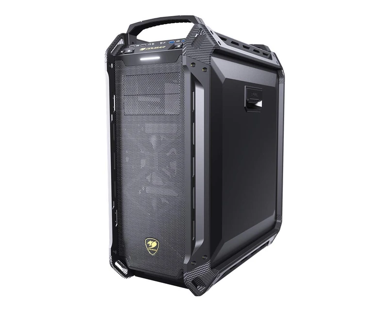 Cougar Case Panzer Max G Full Tower Easily Moddable 1 x 120 mm Fans Non LED tempred glass panel, black, CGR-6AMKB-G