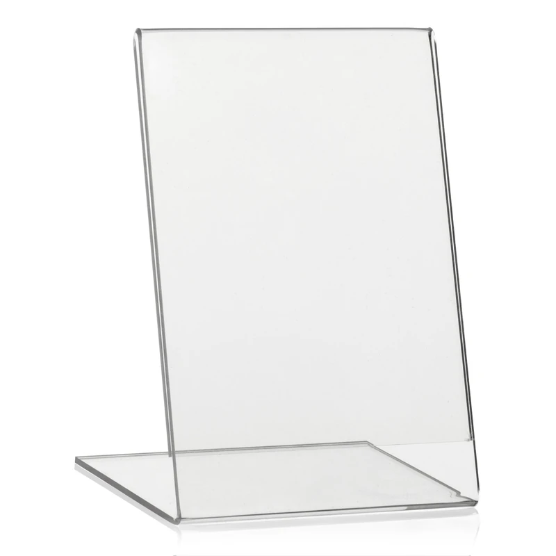 VITAdisplays DIN A6 L-Stand Portrait Table Display - 10 Pack