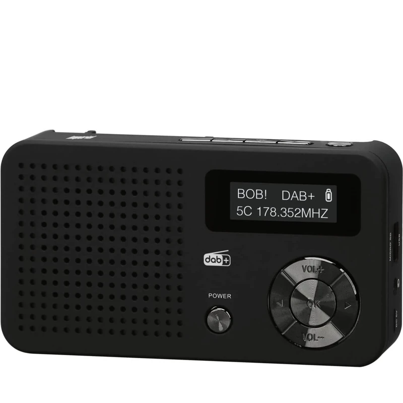 IMPERIAL DABMAN 13 DAB+ Digital Radio (FM, USB, MicroSD, Battery and Battery Operated), Colour: Black