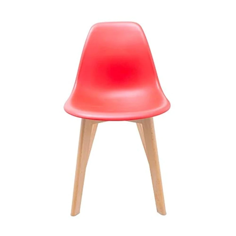 Gasoline School Model Chair Red X1, Polypropylene and Wood, Multicoloured, One Size