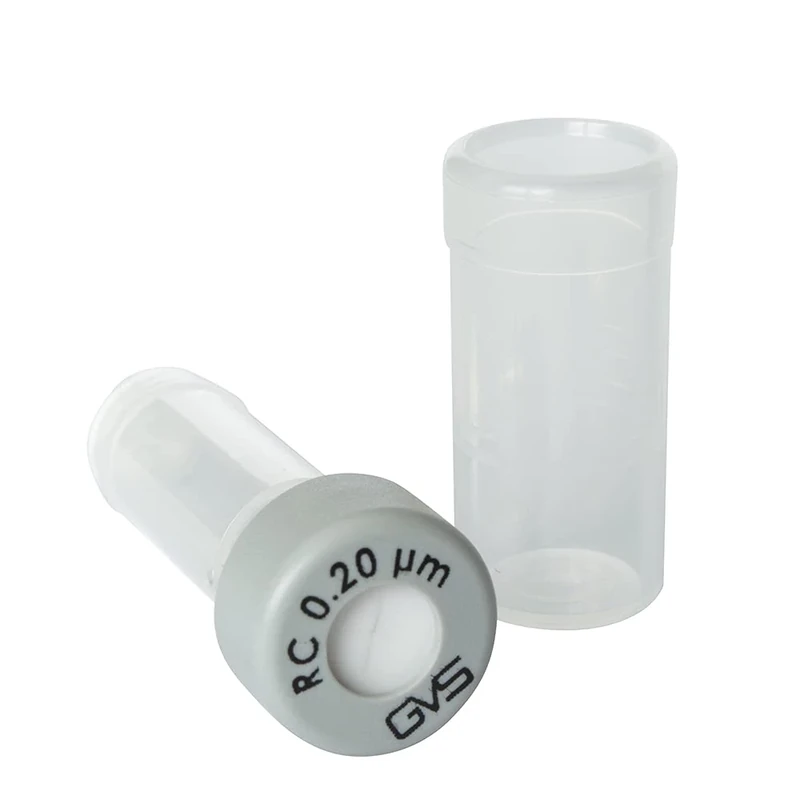 GVS Filter Technology, SEPARA Syringeless filter vial, RC Membrane, 0.2µm, 100/pk