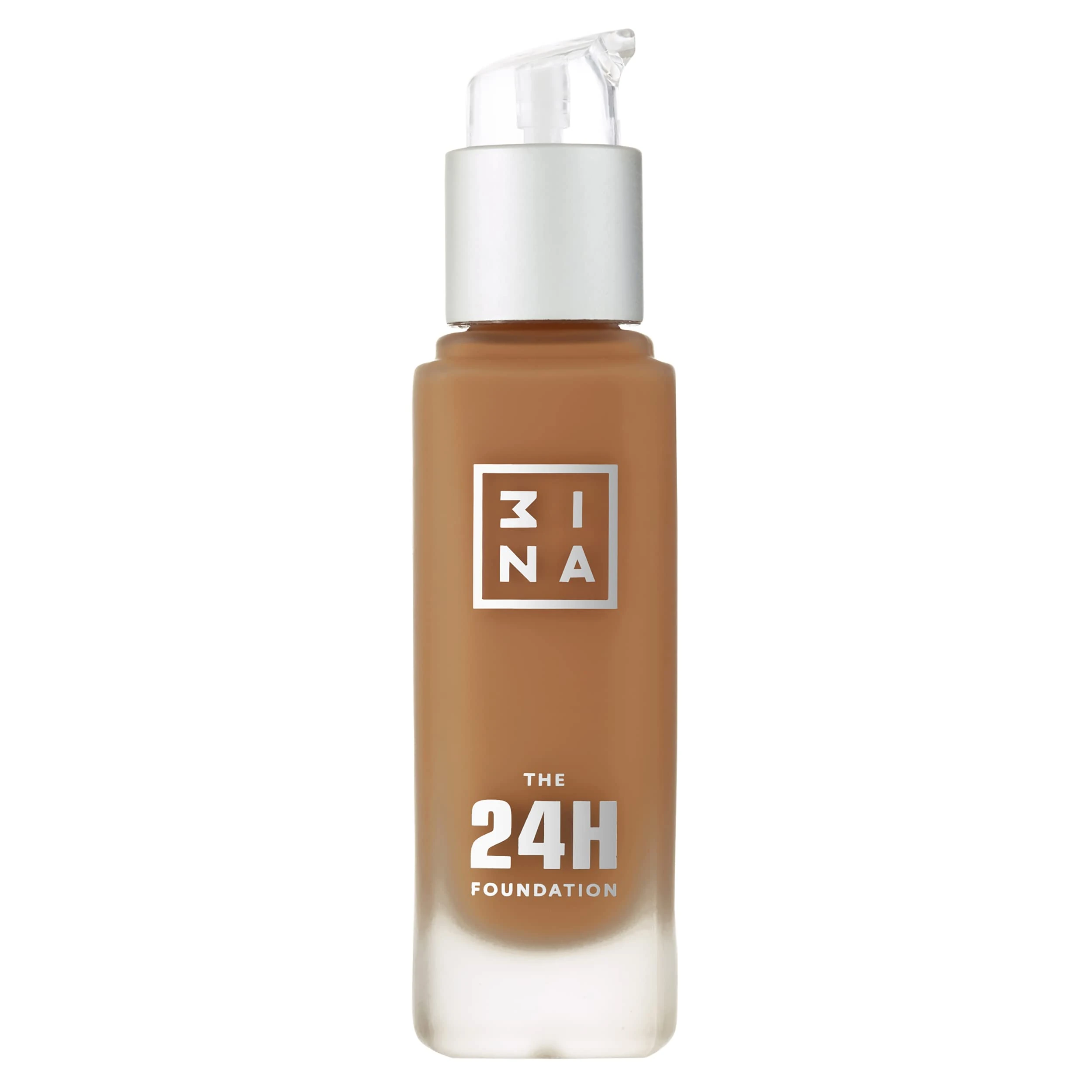 3INA MAKEUP - The 24h Foundation 651 - Caramel Foundation Yellow Undertone - 24H Waterproof Liquid Foundation Full Coverage - Matte Foundation for Flawless Skin - Vegan - Cruelty Free
