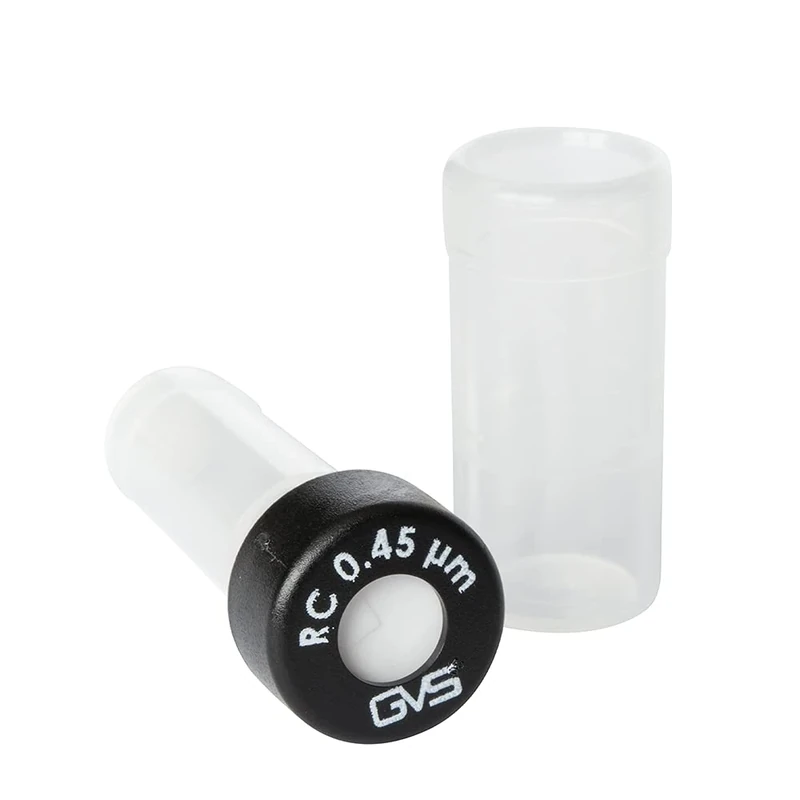 GVS Filter Technology, SEPARA Syringeless filter vial, RC Membrane, 0.45µm, 100/pk