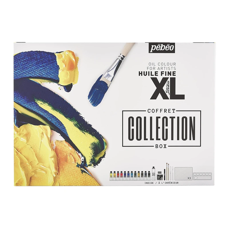 Pebeo XL FINE Oil Paints Collection, Mixed, 39.5x28.2x4.9cm, 920113 - Image 1