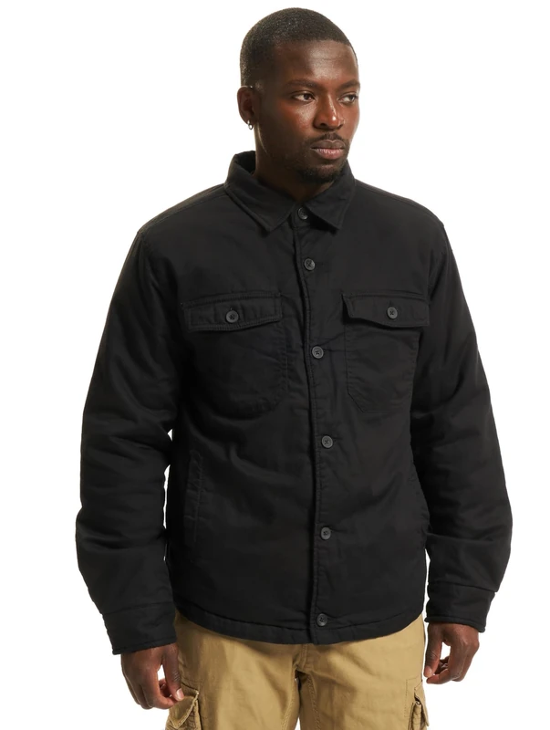 Brandit Lumber Jacket, color: black, size: S
