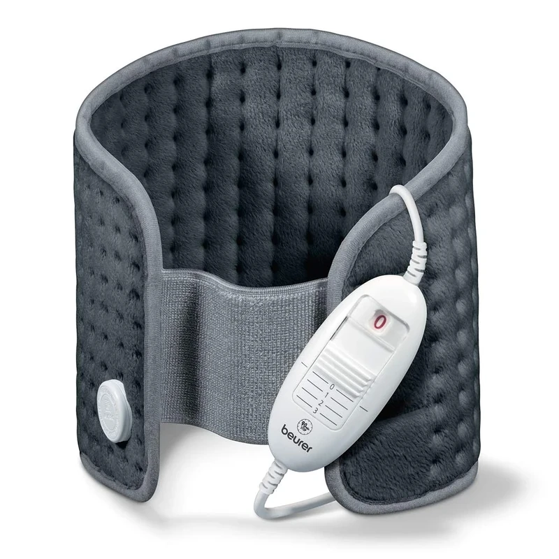 Beurer HK49 Cosy Abdominal and Back Heat Pad | Wrap-Around Fit For Targeted Relaxing Warmth | 3 temperature settings | Adjustable hook-and-loop fastening | Machine washable