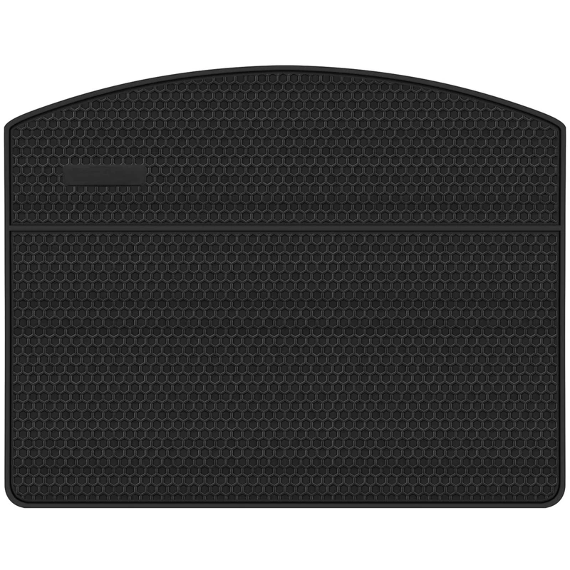 Ucaskin Car Tray Trunk Rear Cargo Liner Custom Fit for Ford Escape 2013 2014 2015 2016 2017 2018 Odorless Washable Rubber Heavy Duty Anti-Slip All Weather Protection Car Trunk Cargo Mat Black