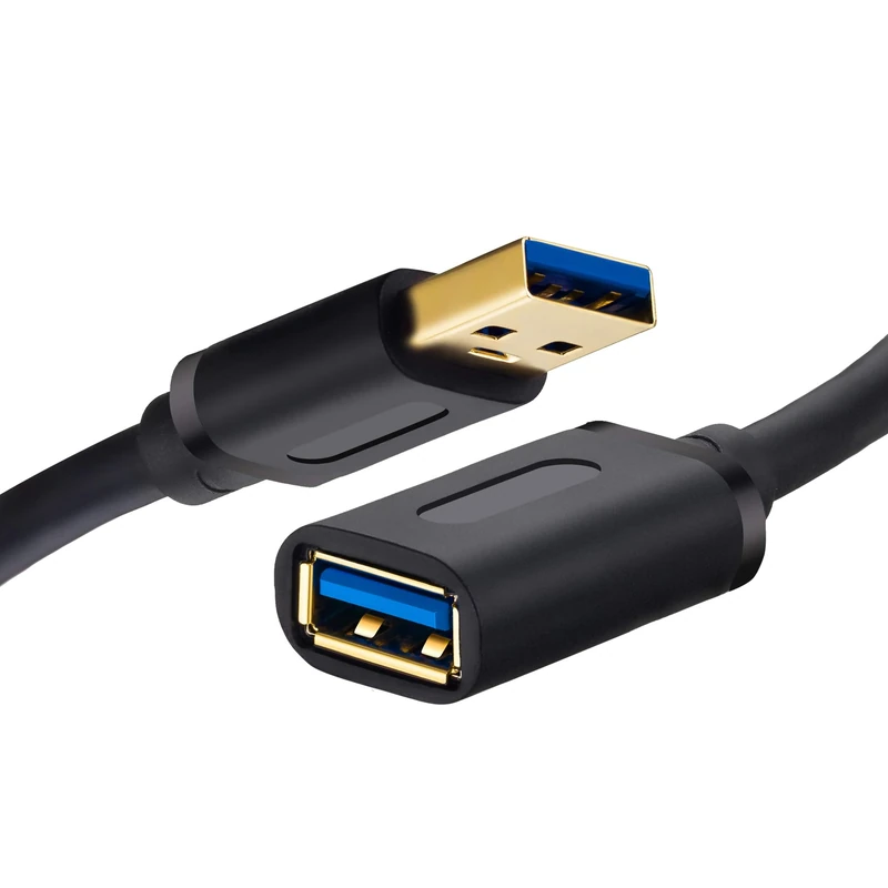 USB 3.0 Extension Cable 4M, TanQY USB 3.0 High Speed Extender Cord Type A Male to A Female for Playstation, Xbox, USB Flash Drive, Hard Drive, Card Reader,Scanner,Printer,Keyboard (4M)