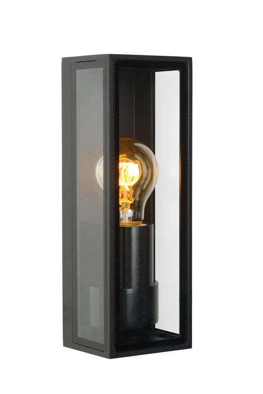 LUCIDE DUKAN - Wall Light Indoor/Outdoor - 1xE27 - IP65 - Black