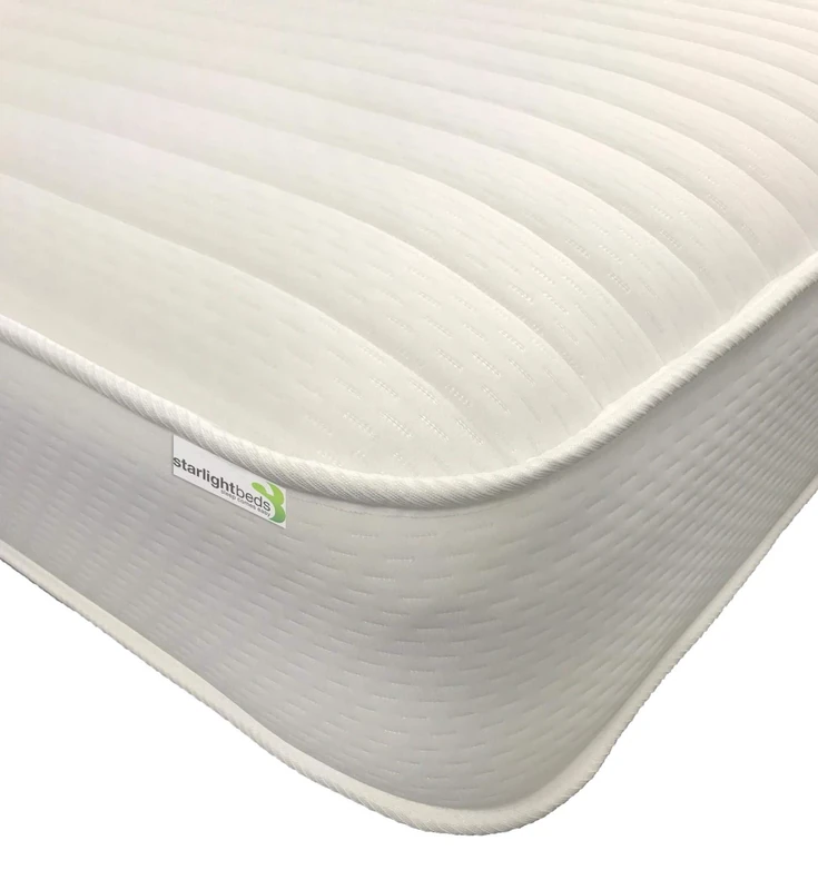 Starlight Beds - Shorty Mattress. Dual Sided Mattress with Memory Foam and Cool Blue Memory Foam (75cm x 175cm)