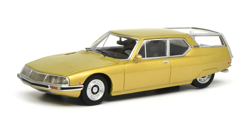Schuco 450021200, Gold Citroën SM, Shooting Brake, Model Car, Resin, 1:18, Metallic