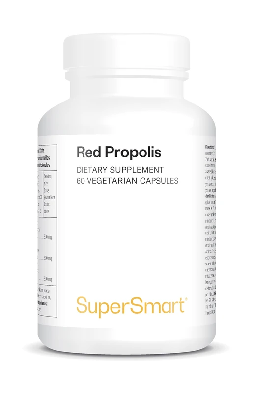 Red Propolis - Stimulates The Immune System - Helps Fight Infections and Bacteria - Anti-Inflammatory - Antioxidant - Dalbergia ecastaphyllum - Vegetarian - SuperSmart