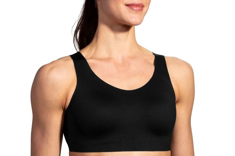 Brooks Women's Dare Scoopback Bra, Black, 30 -DD/E