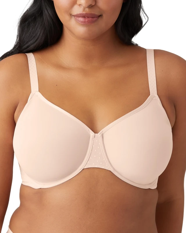 Wacoal Women's Back Appeal Minimizer Underwire Bra, Opaque, Rose Dust, 34F