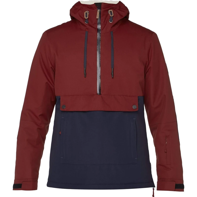 Firefly Barbecue Barbecue Dexter Jacket Men's Jacket - Brown Dark/Navy Dark, XX-Large