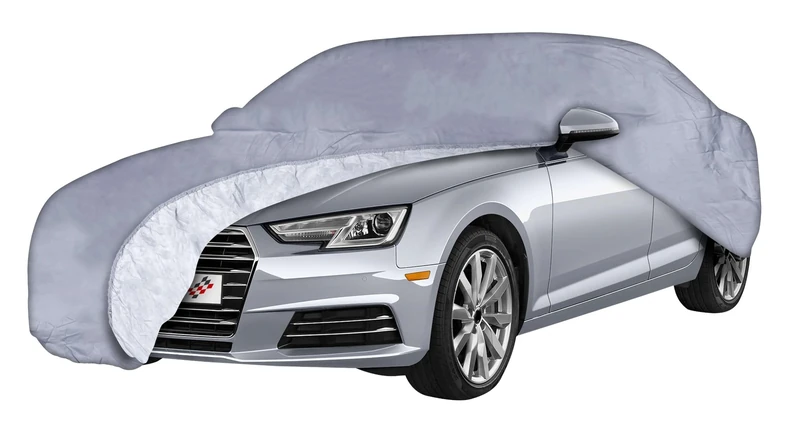 WALSER Premium Car Cover, All Weather Premium, Car Garage Weatherproof, Full Garage Waterproof, UV Sun Protection Tarpaulin, Car Cover Size 6