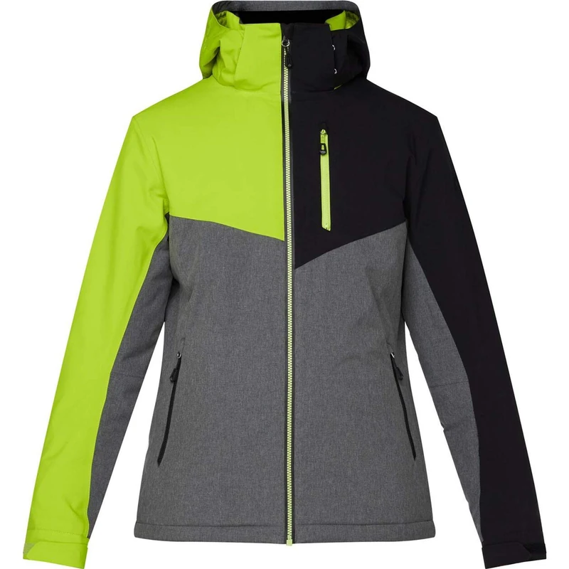 Mckinley Deon Jacket Men's Jacket - Melange/Green Lime/B, X-Small