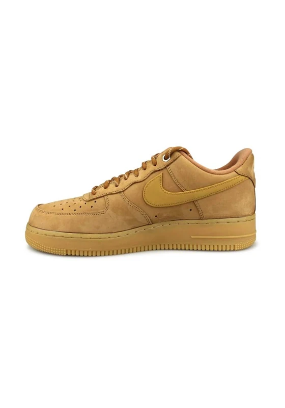 NIKE CJ9179-200 Air Force 1 '07 WB Men Flax/Wheat-Gum Light Brown-Black UK 7