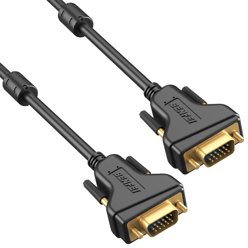 BENFEI VGA to VGA 3M Cable, VGA SVGA Cable with Ferrites