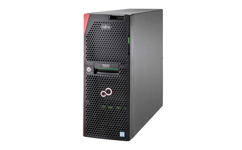 Fujitsu PRIMERGY TX1330 M4 - Server - Tower - 4U - 1-Way - 1 x Xeon E-2124/3.3 GHz - RAM 16 GB - SATA - Hot-Swap 3.5" - HDD 2 x 1 TB - DVD SuperMulti - GigE, iSCSI - No OS - Monitor: a