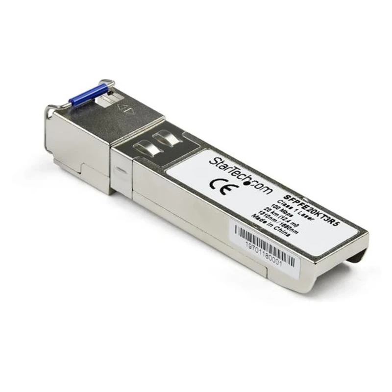 StarTech.com Juniper SFP-FE20KT15R13 Compatible SFP Module - 100BASE-BX-D - 100 Mb Ethernet BiDi Fiber Single Strand SFP - LC 20km (SFPFE20KT5R3)