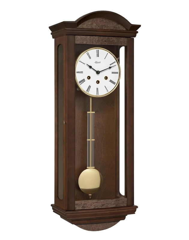 Hermle Mechanical Wall Clock in Walnut Plays Westminster Chime 71001-030341