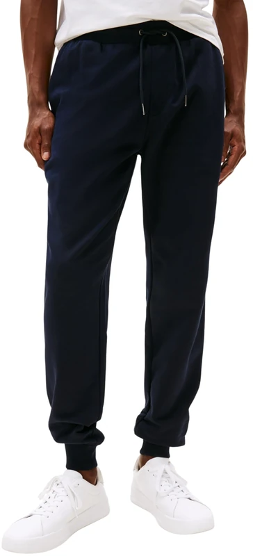 Tommy Hilfiger Men Tommy Logo Sweatpant Track Pants Cotton, Blue (Desert Sky), XS