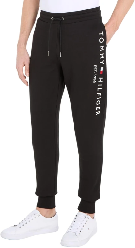 Tommy Hilfiger Men’s Jogging Bottoms, Black (Black), XXL