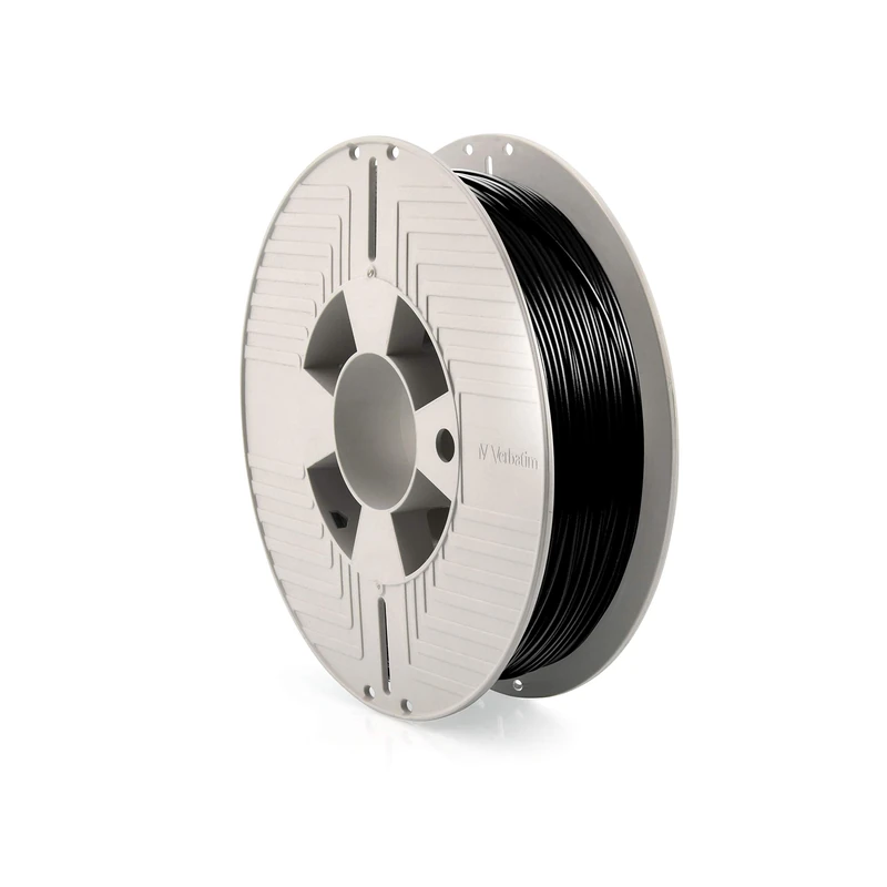 Verbatim Tefabloc TPE filament 3D printing - 1.75mm - 500g - thermoplastic high performance polyester elastomer for material extrusion - for 3D printer 3D pen - printing filament made of TPE - black - Image 1