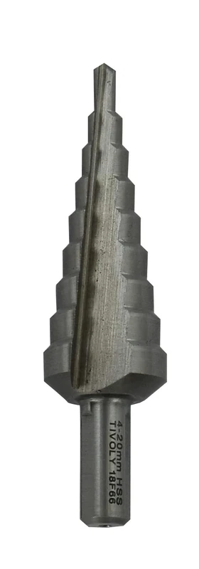 TIVOLY 11448620420 HSS Conical Step Drill Bit Straight Grooves Steel