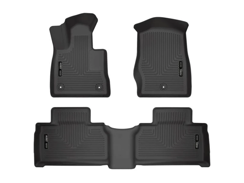 Husky Liners 99321 Fits 2020 Ford Explorer Weatherbeater Front & 2nd Seat Floor Mats