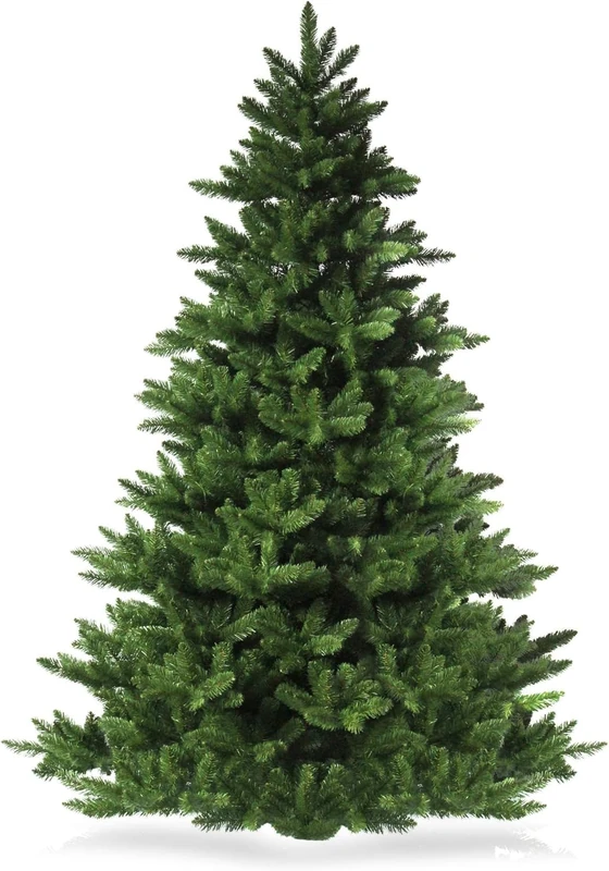 Star Christmas Bucharest Tree with 922 Branches, 240 cm, Green, PVC, Green, 240 - Image 1