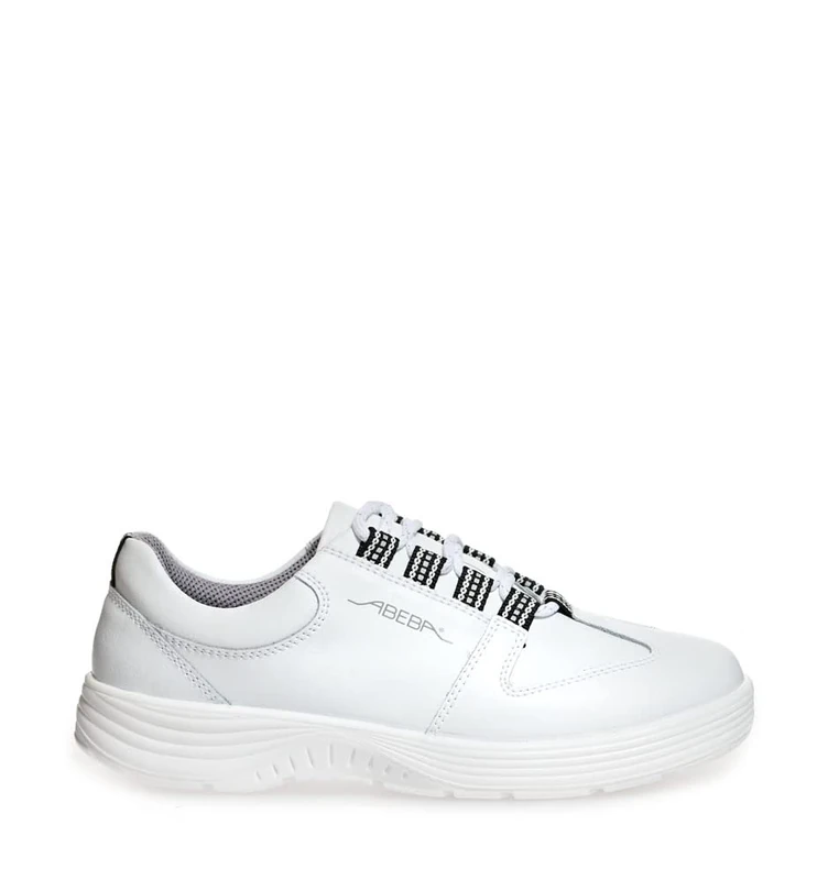 Abeba X-Light 711133 Lace-Up Shoes, Smooth Leather, White, Certified, Size 39