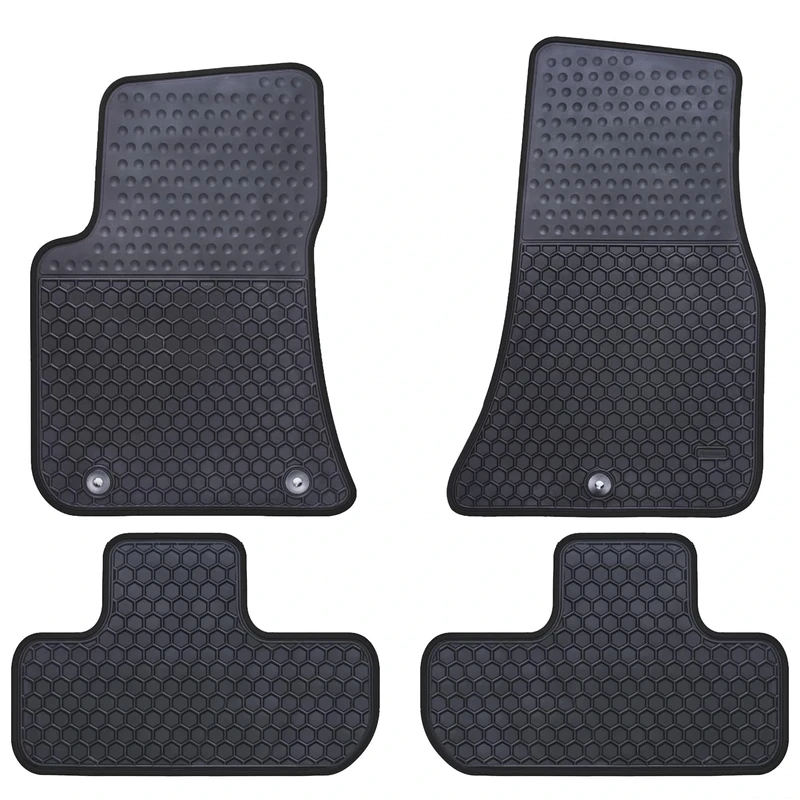 Ucaskin Car Floor Mats Custom Fit for Dodge Challenger RWD (Do not Fit AWD Perfectly) 2023 2022 2021 2020 2019 2018 2017 2016 2015 Odorless Rubber Heavy Duty All Weather Car Floor Liner-Black
