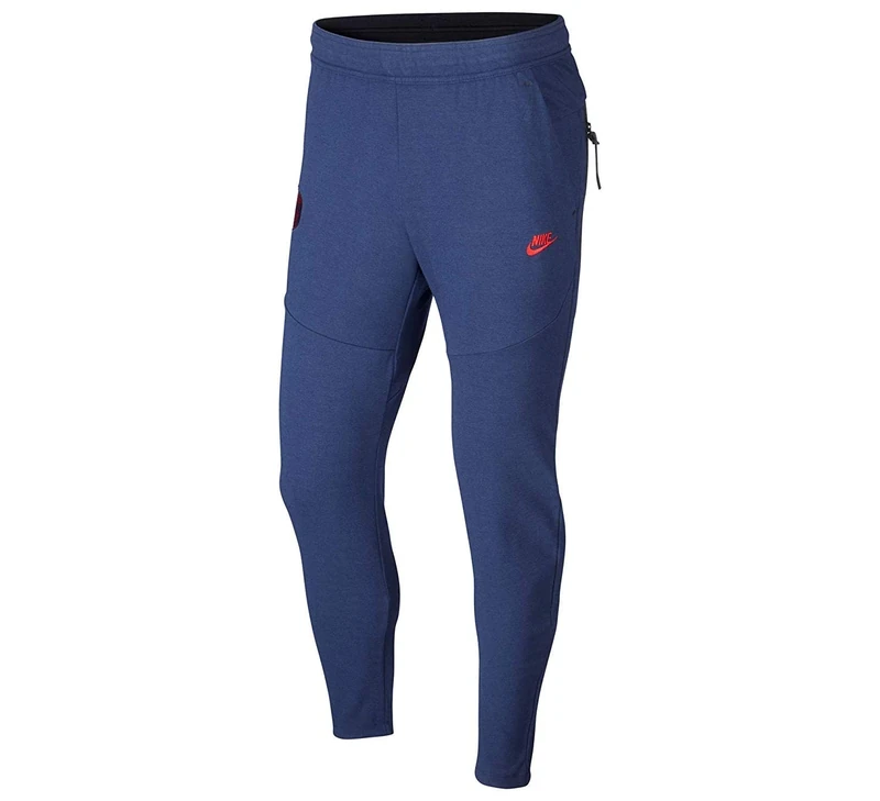 Nike PSG Mnsw Tch PCK Pant TRK Cl Sport Trousers - Midnight Navy/University Red, M