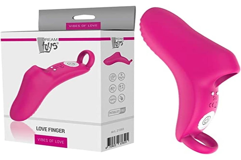 Dream Toys Essentials Finger Vibe Magenta One Size